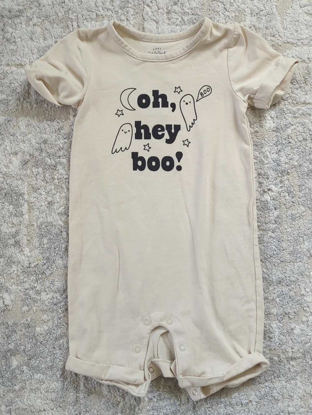 NWT Cat & Jack Ghost Graphic Bodysuit Size 18 Months